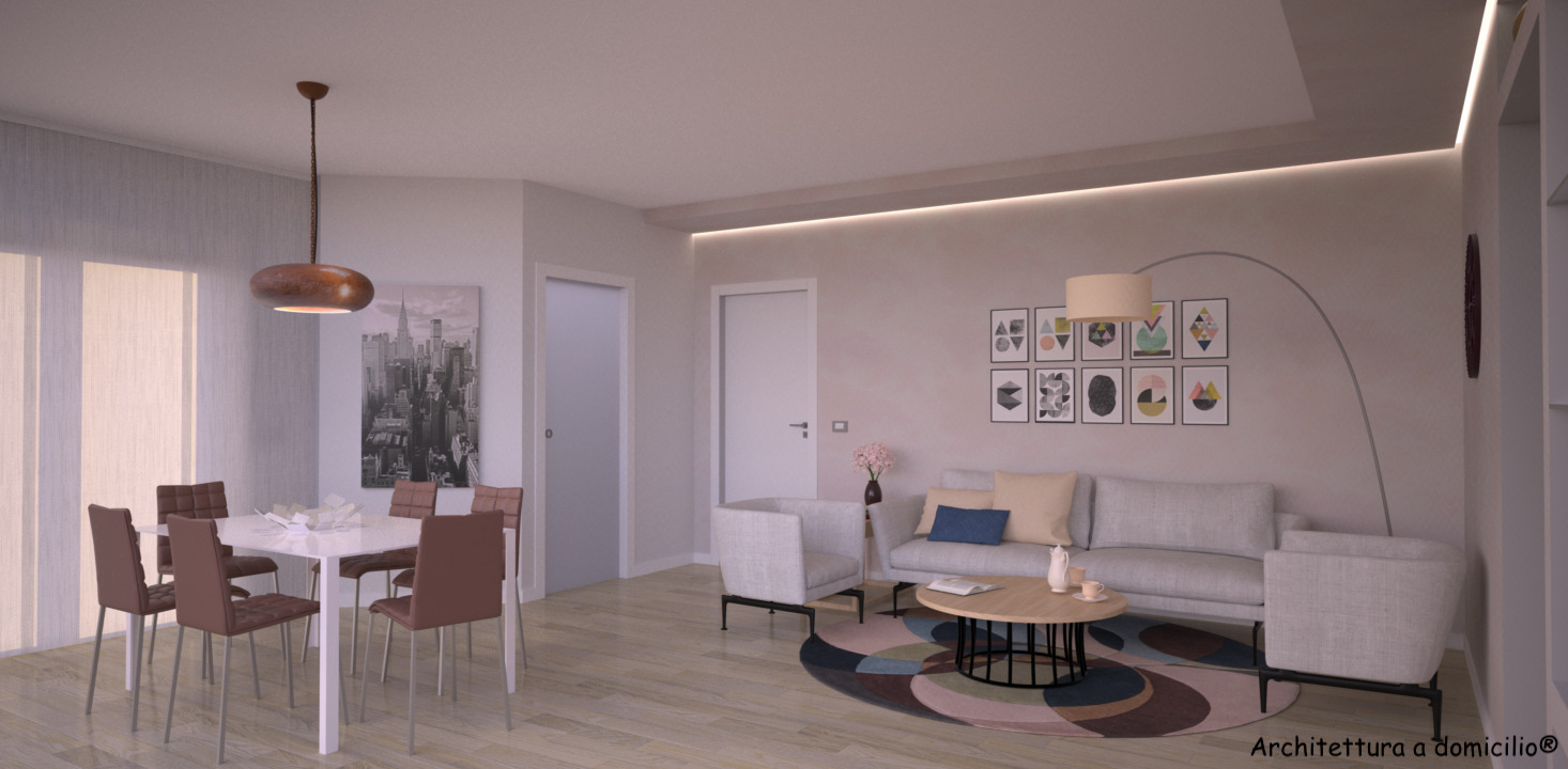 Progetto 50 mq architettura a domicilio® Di che colore dare una libreria in cartongesso