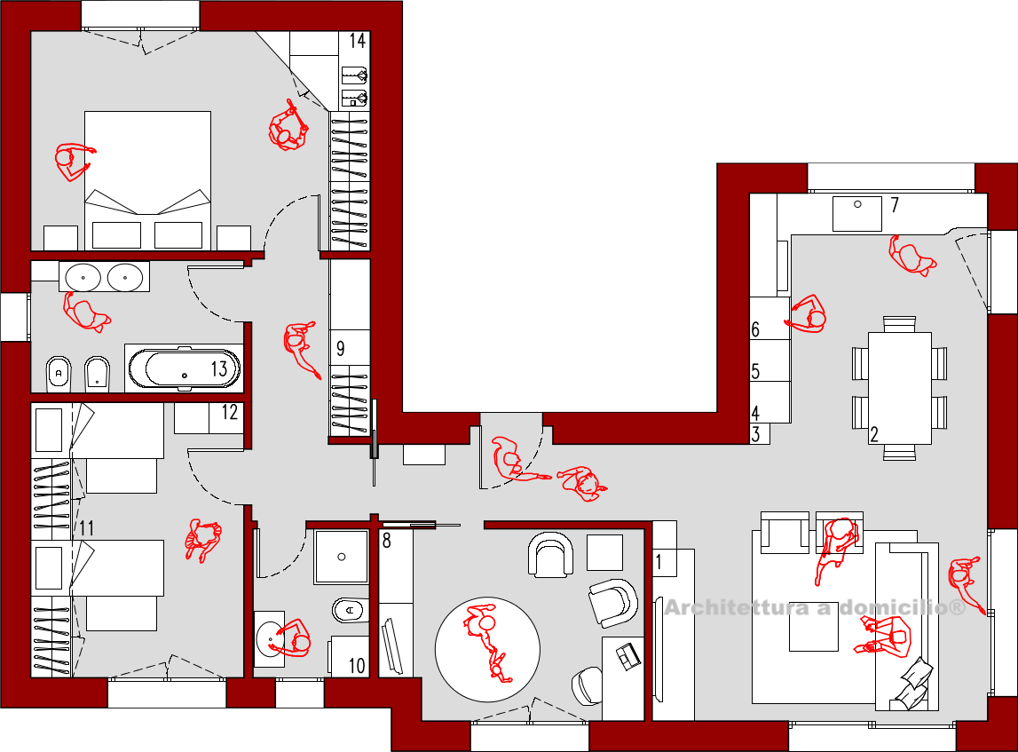 Disegnare piantina appartamento for Disegnare piantina appartamento