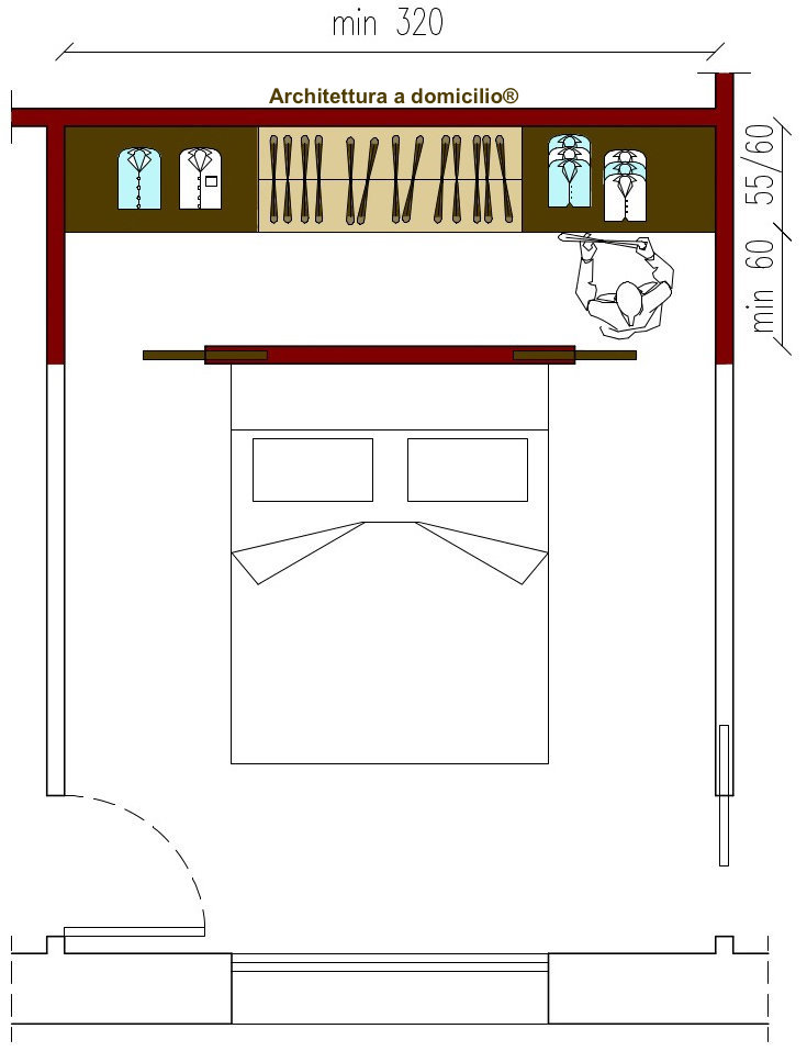 Dimensioni Della Cabina Armadio Architettura A Domicilio