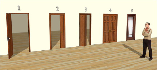 Tipologie porte per interni architettura a domicilio® Tipi di porte interne