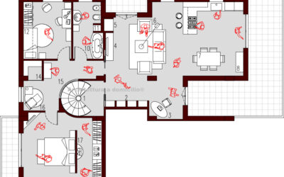 progetto 120 mq