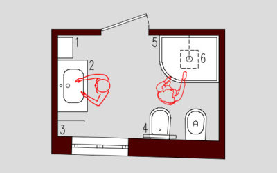 Bagno Piccolo con Doccia | 5 mq