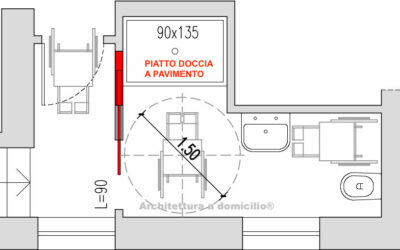 Bagno Accessibile per Disabili | 6 mq