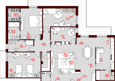 Planimetria casa 120 mq. interesting progetto di una casa with ... Planimetria casa 120 mq