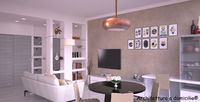 Progetto 65 mq architettura a domicilio® Arredare casa 65 mq