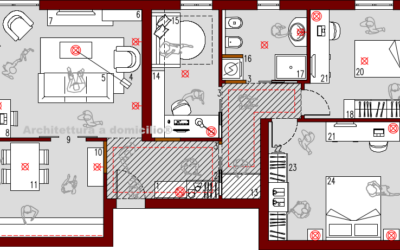Appartamento con 2 Camere e Studio | 84 mq