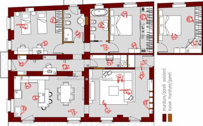Appartamento con vincoli strutturali | 96 mq