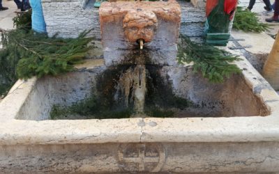Fontana annessa alla Tribuna in Piazza Erbe