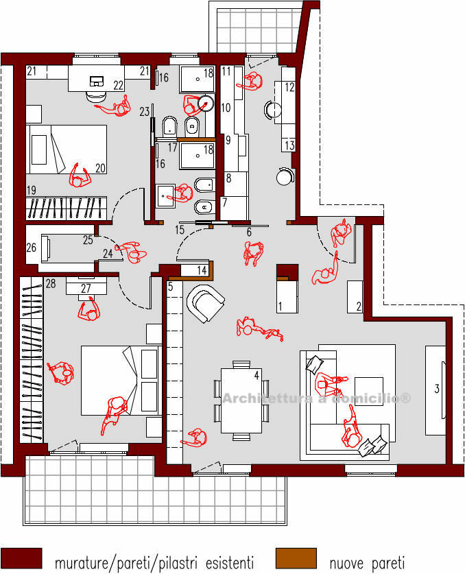 progetto-online-80-mq-appartamento-cucina-indipendente-dividere-bagno-in-due-planimetria-arredata