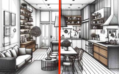Cucina aperta o chiusa: vantaggi e svantaggi